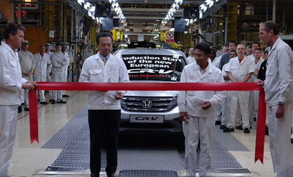 „Honda“ gamybos apimtys Europoje auga.